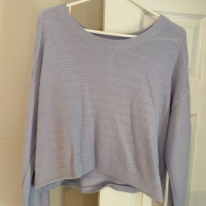 Lulu lemon lilac love sleeve knit sweater